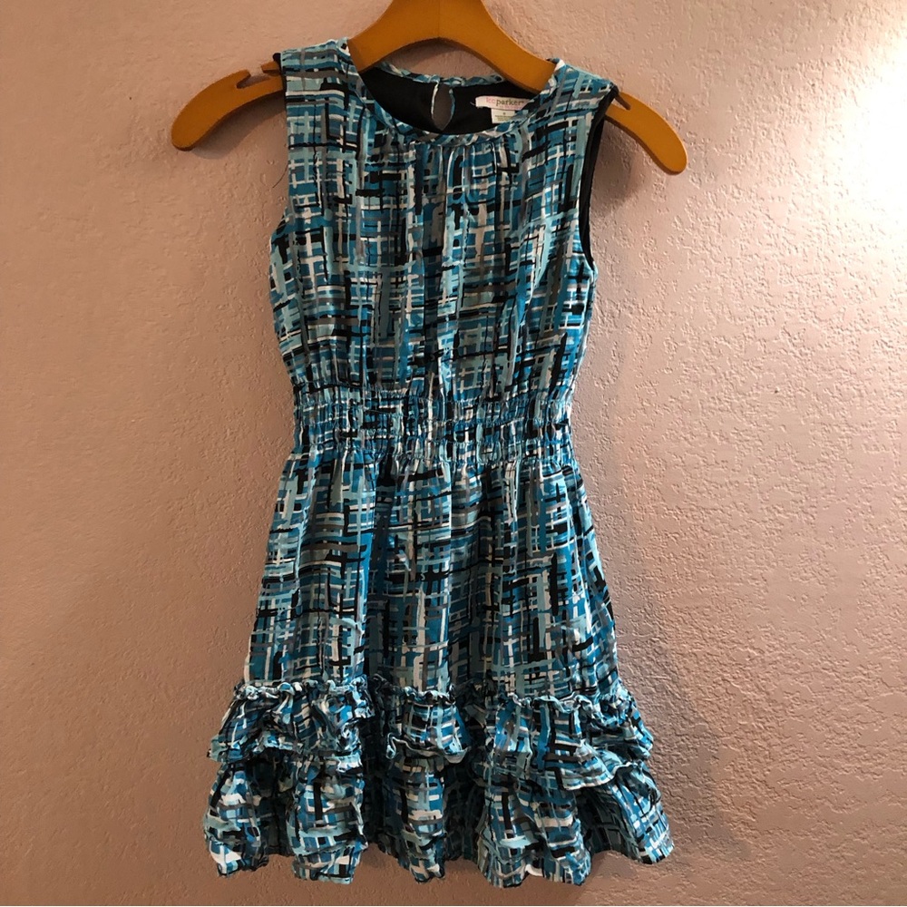 KC Parker ruffled dress size 8